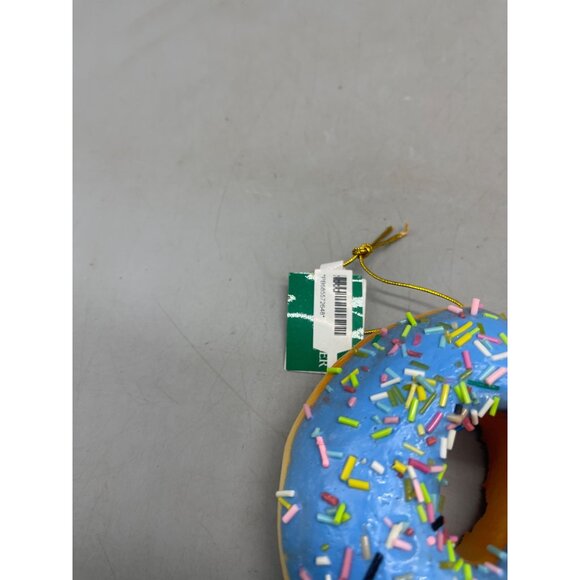 Kurt Adler sweet scoops blue sprinkle donut ornaments set of 2 squishy 3.5" READ - Picture 4 of 9